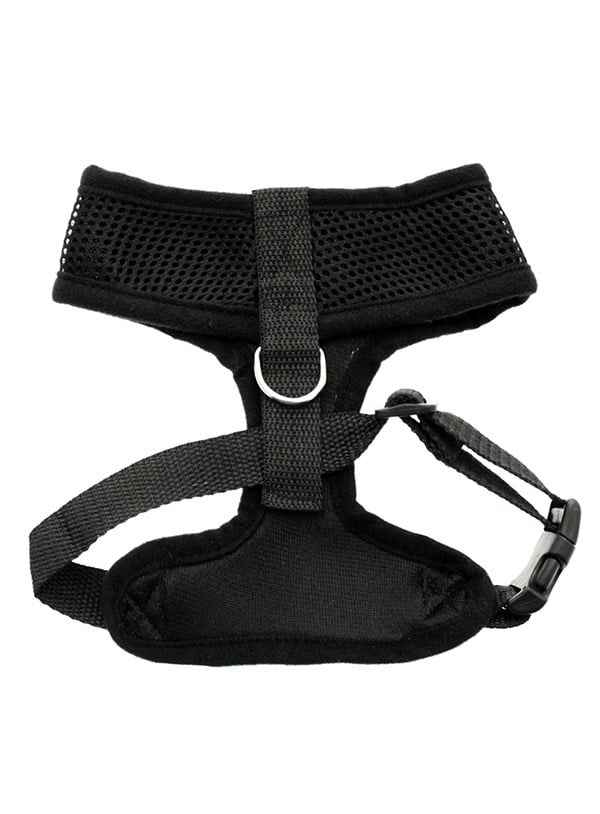 Jet Black Soft Mesh Hundesele