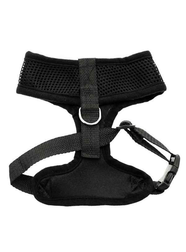 Jet Black Soft Mesh Hundesele