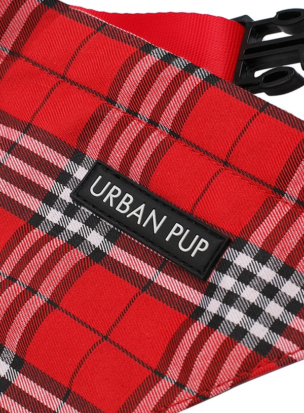 Red Checked Tartan Bandana
