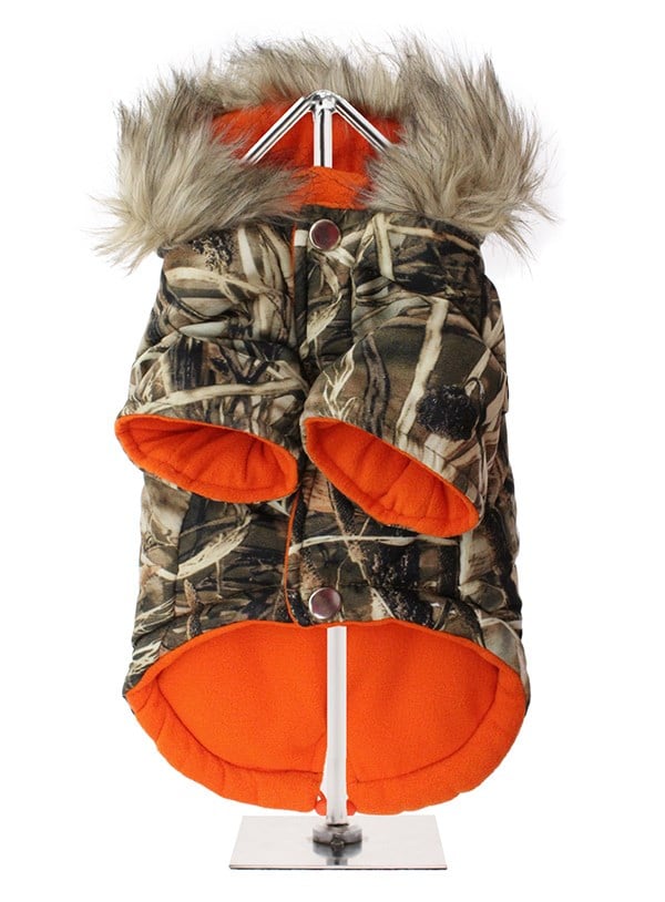 Wetlands Camouflage Fish Tail Parka - Hundejakke