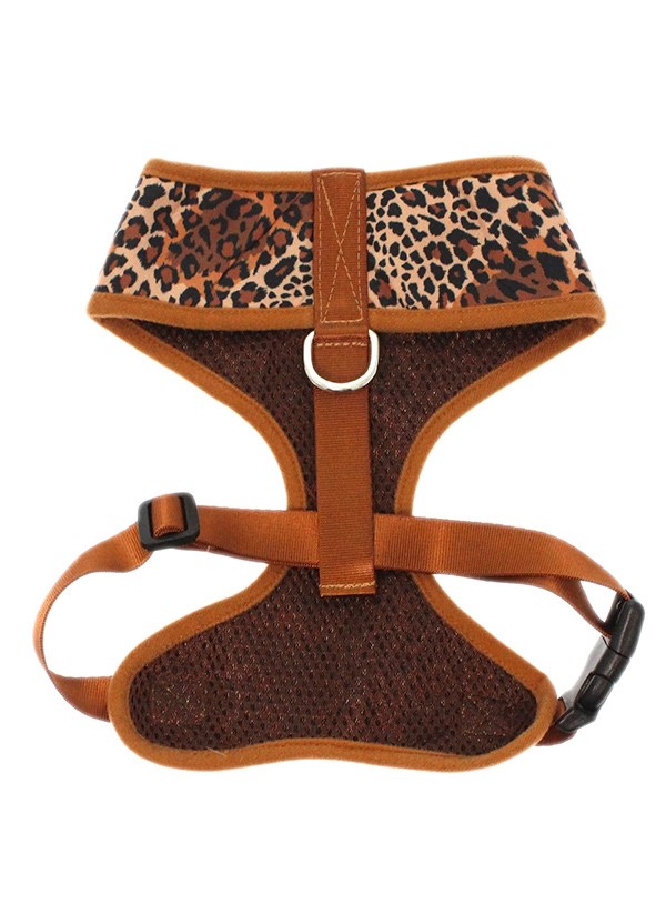 Cheetah Print Brown Harness