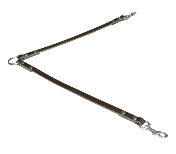 Parkobbel/Tvillingkobbel Lær - Svart