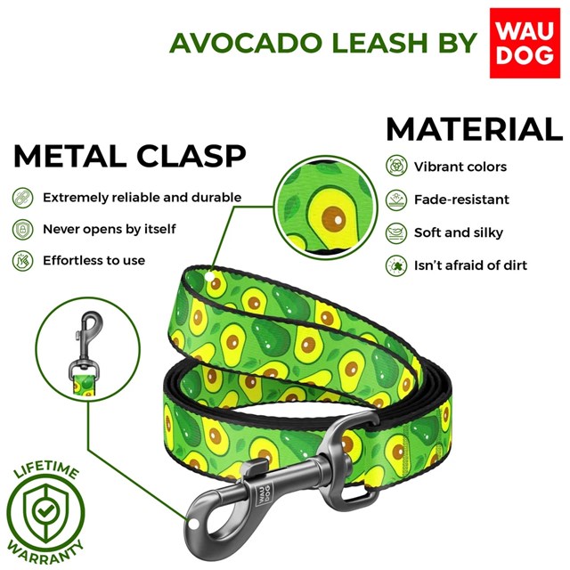 WAUDOG Avokado - Justerbart Hundekobbel