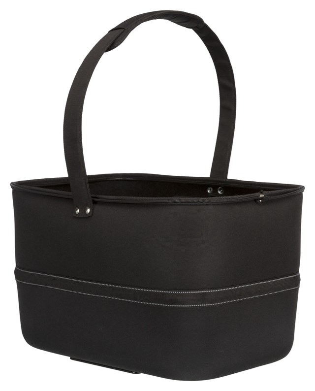 Sykkelkurv Front med netting og regnbeskyttelse - Svart