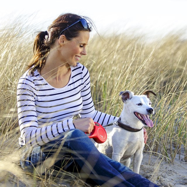 Flexi New Classic Kobbel Med Bånd 3 m - Rød