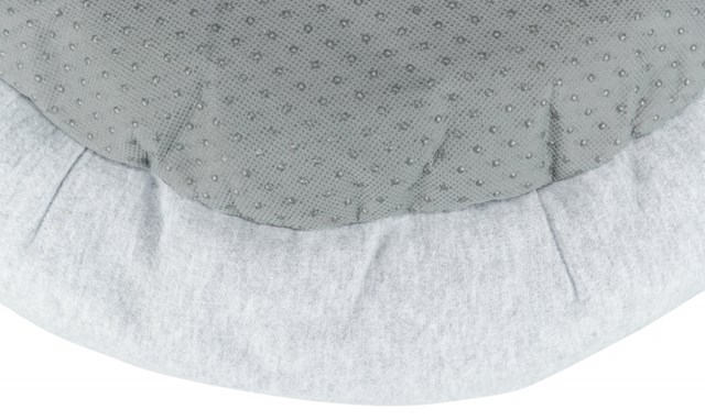 Junior Rund Hundeseng - Grå/Lilla