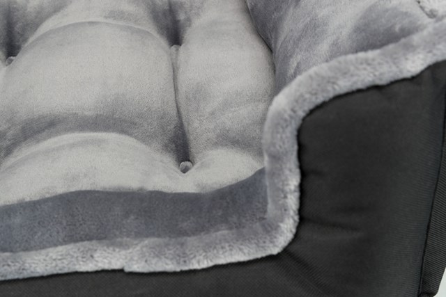 Bilsete 50×40×50 cm - Svart/Grå