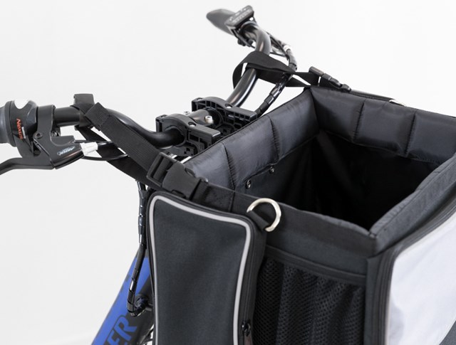 Sykkelkurv Front opptil 6 kg - Svart/Grå