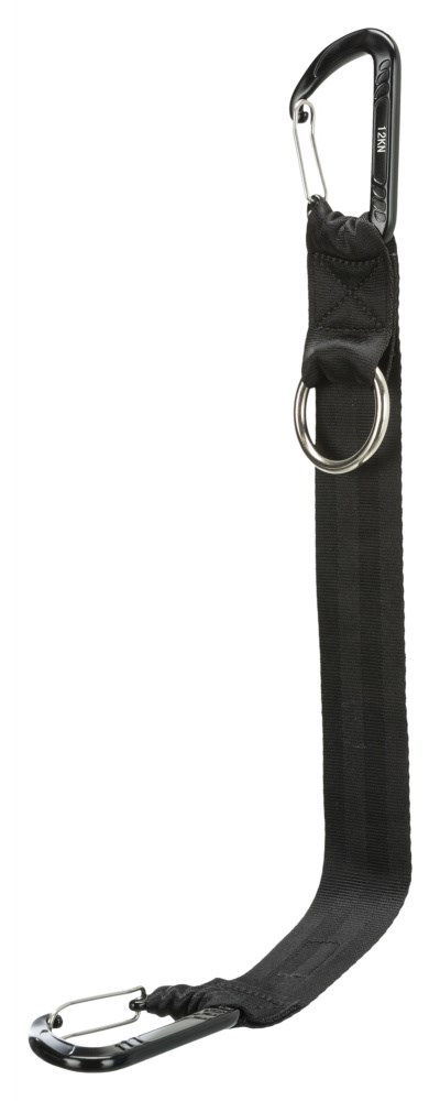 Universalfeste til bilsele 30 cm/38 mm - Svart