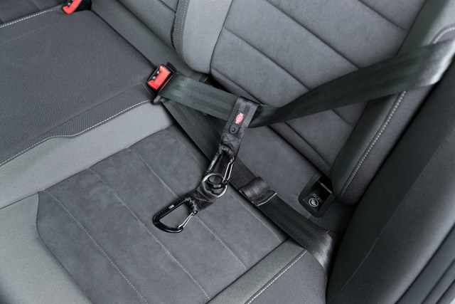 Universalfeste til bilsele 30 cm/38 mm - Svart