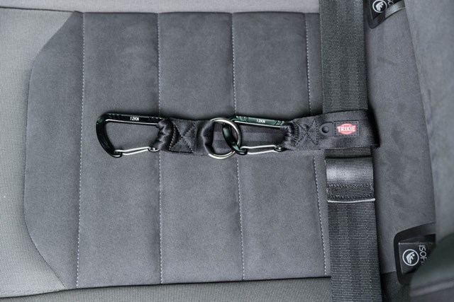 Universalfeste til bilsele 30 cm/38 mm - Svart