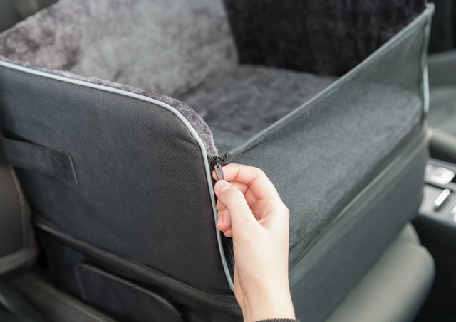 Bilsete 45 x 39 x 38,5 cm - Svart