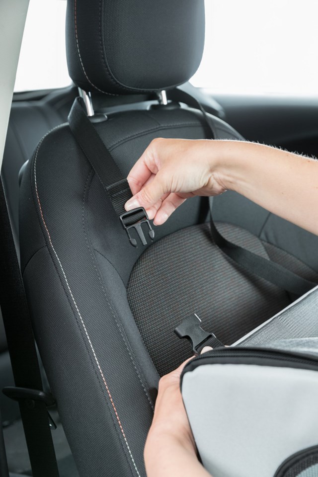 Bilsete 44×37×40 cm Grå/Svart