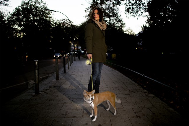 Flexi New Neon Kobbel Med Snøre 5 m - Gul