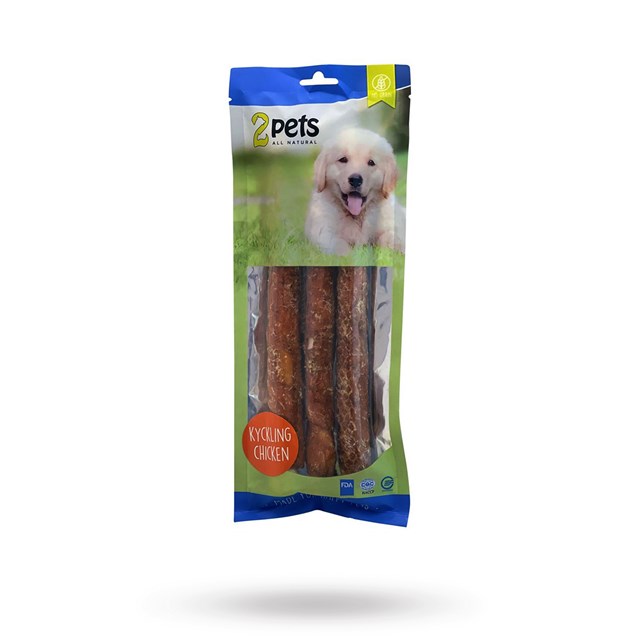 2pets Dog Chew 28 cm 3pcs - Chicken filet