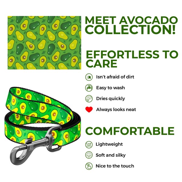 WAUDOG Avokado - Justerbart Hundekobbel