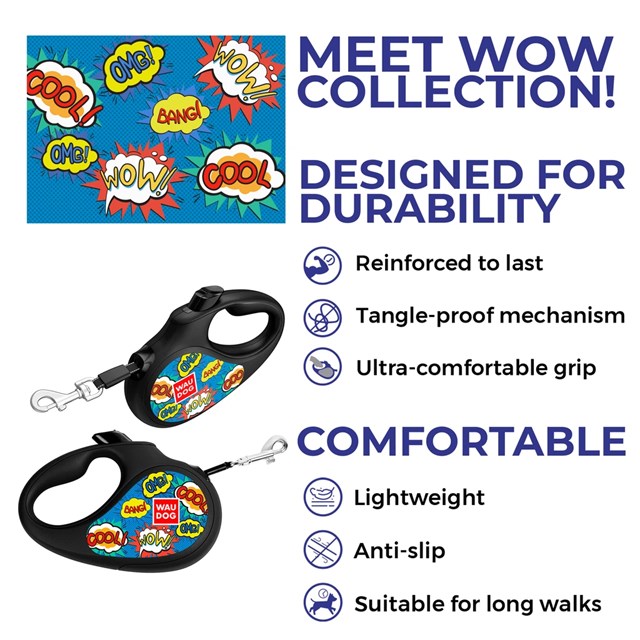 WAUDOG Rullekobbel - Wow Svart