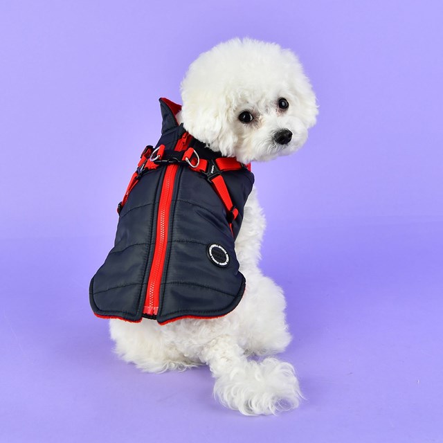 Mountaineer II Grey - Fôret Hundedekken med Integrert Sele