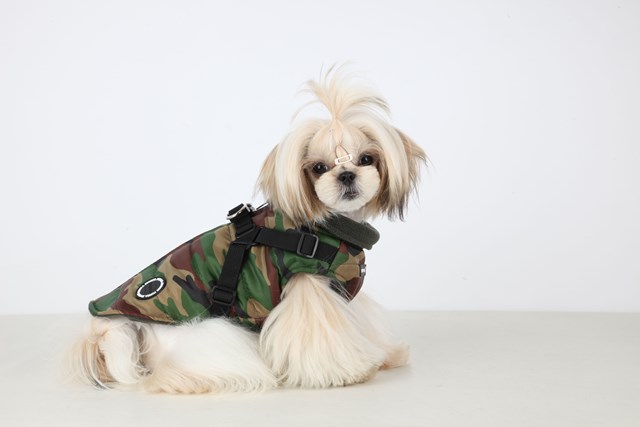 Mountaineer II Camo - Fôret Hundedekken med Integrert Sele