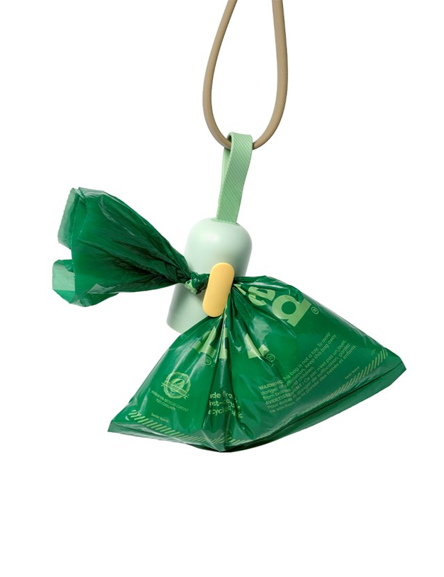 Poop Bag Dispenser with 15 Bags