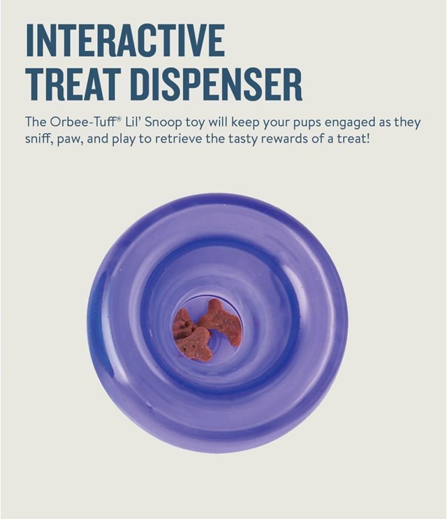 Planet Dog Orbee-Tuff Lil Snoop activity toy - purple