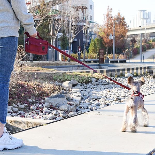Ashton Hundekobbel Med Veske - Wine