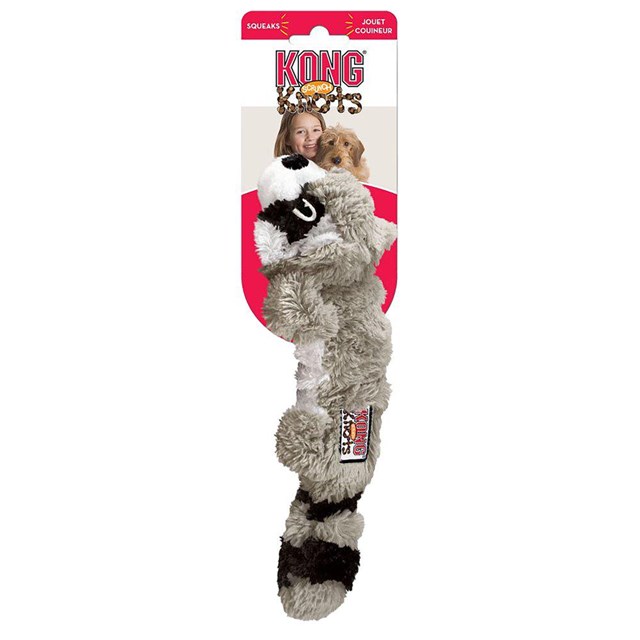 KONG SCRUNCH KNOTS Raccoon