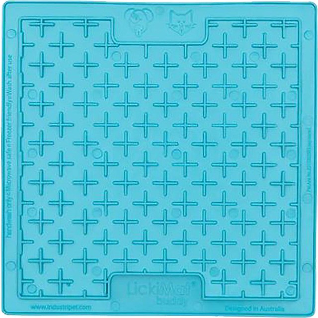 Lickimat Buddy Hundeskål/ Slikkematte Lyseblå 20x20