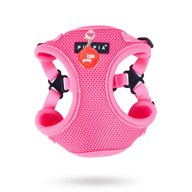 NEON SOFT Pink - Step-in Hundesele LARGE