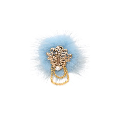 Peacock Feathers Hair Pin