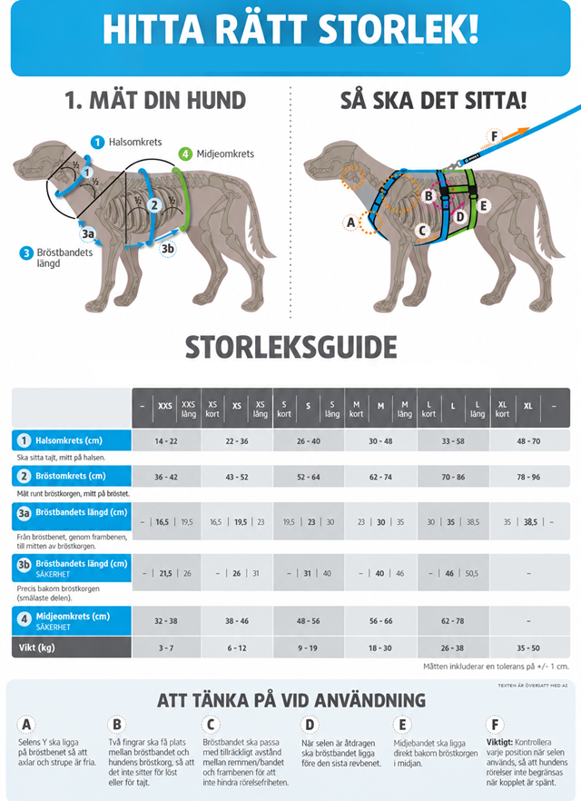 Anny-X Safety Hundesele Svart