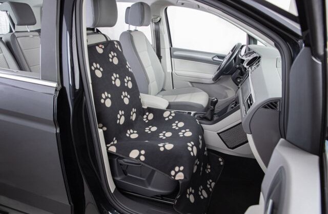 Bilbeskyttelse Sete halv Svart/Beige