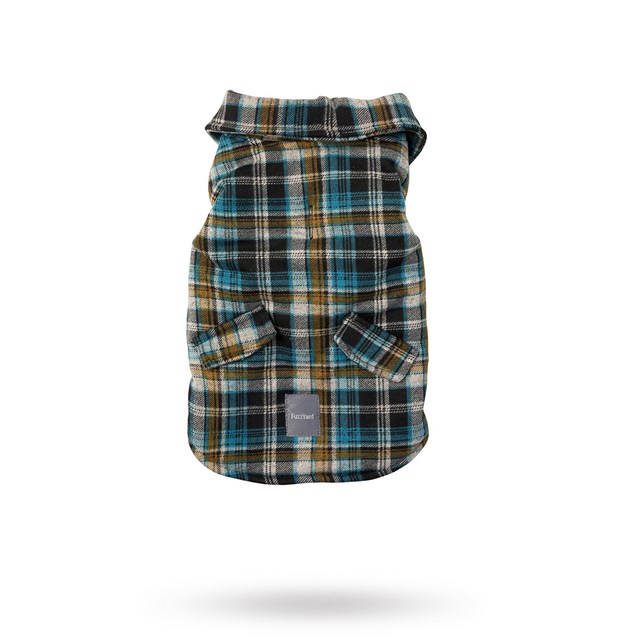 Blue Checked Shacket - Hundedekken