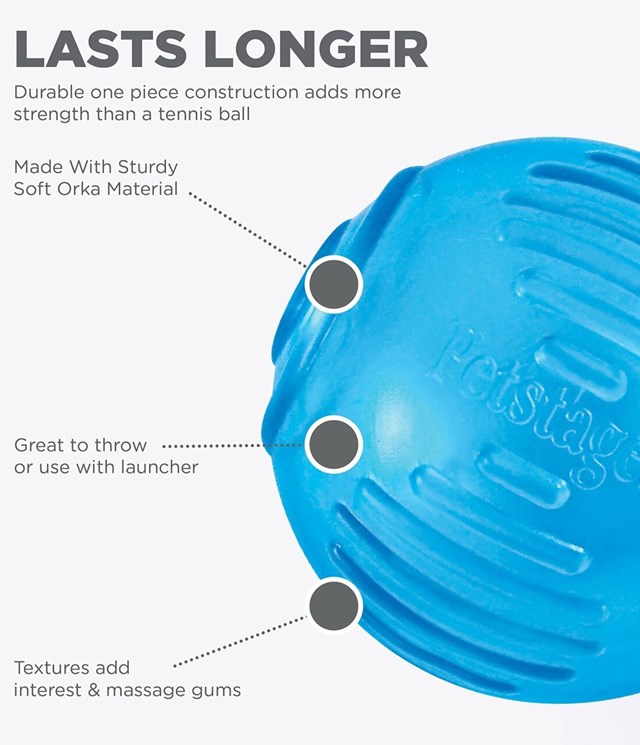 Petstages Orka Tennis Ball - Ekstra Slitesterk