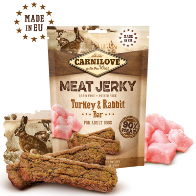 Carnilove Jerky Turkey & Rabbit Bar 100g