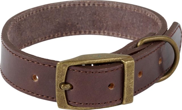 Companion Lærhalsbånd - Brun