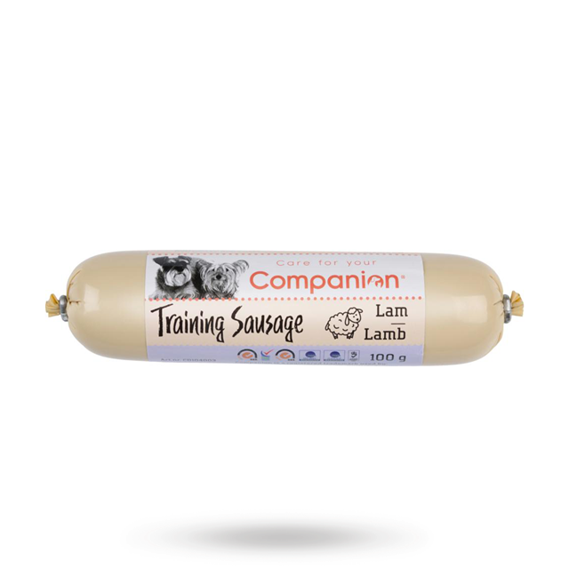 Companion training sausage lamb 100g