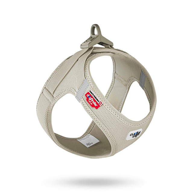 Curli Vest Clasp Air-Mesh Hundesele - Beige