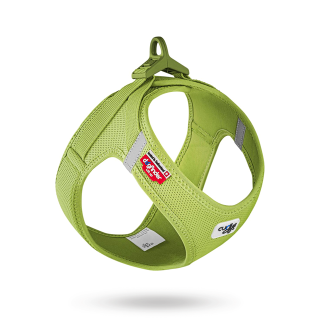 Curli Vest Clasp Air-Mesh Hundesele - Lime