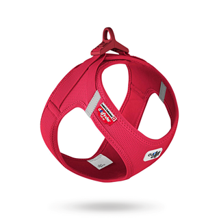 Curli Vest Clasp Air-mesh Hundesele - Rød