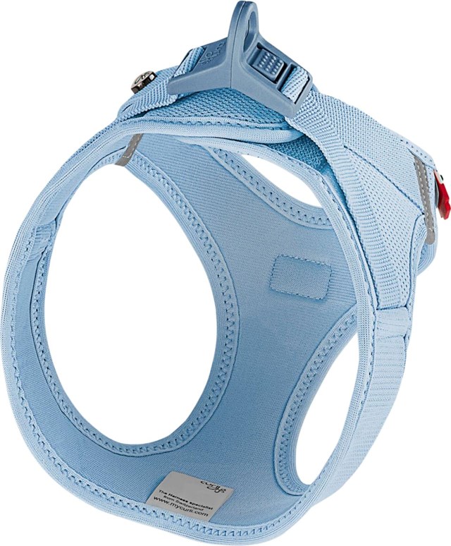 Curli Vest Clasp Air-Mesh Hundesele - Sky blue