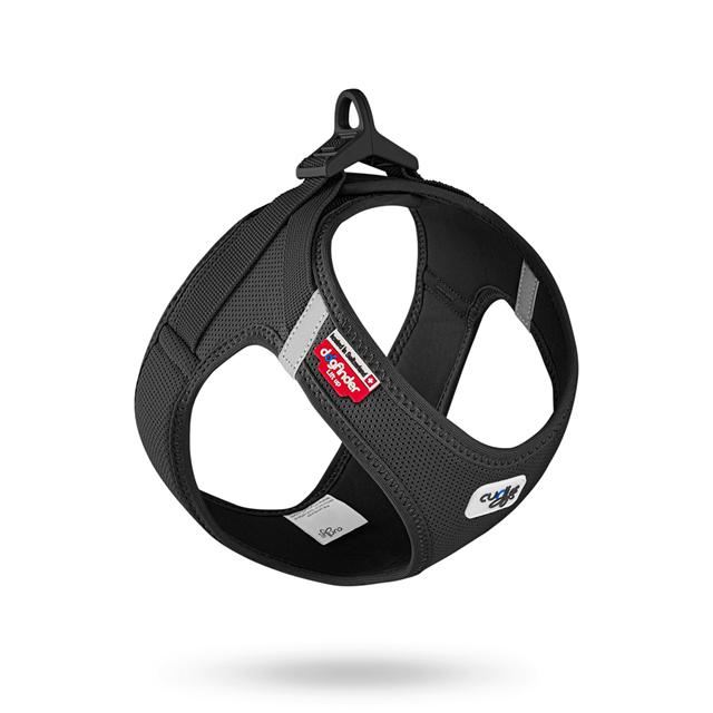 Curli Vest Clasp Air-Mesh Hundesele - Svart