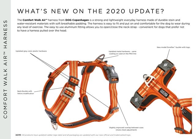 COMFORT WALK AIR HARNESS NEW 2020 - BLACK