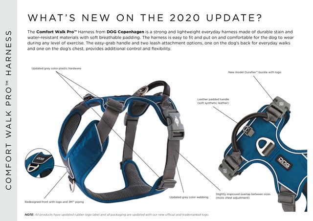 Comfort Walk Pro Harness New 2020 - Orange Sun