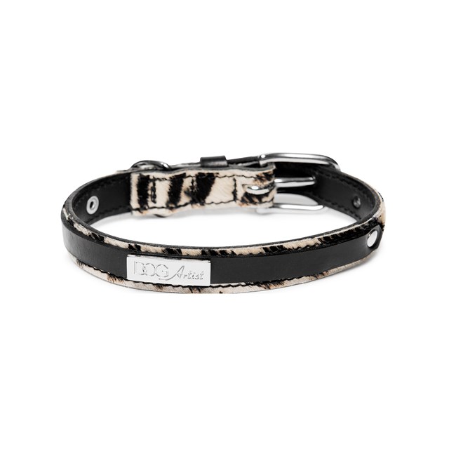 LUCKY ZEBRA - Lærhalsbånd