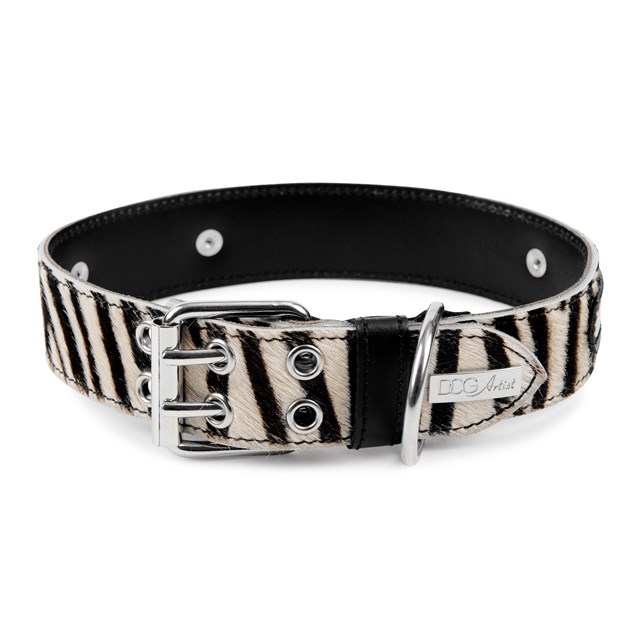 LUCKY ZEBRA - Lærhalsbånd