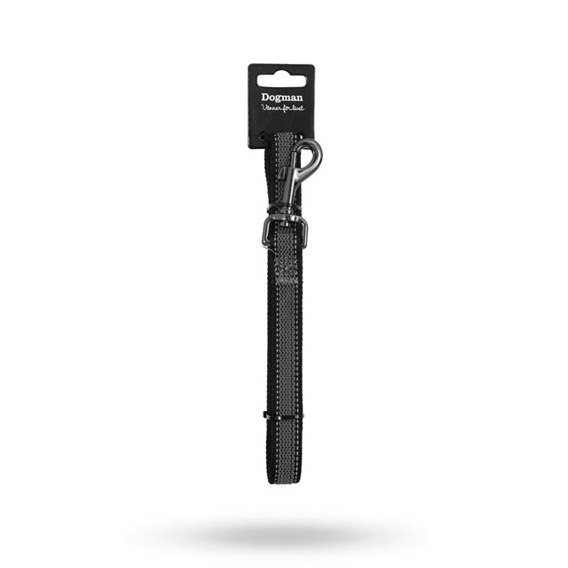Dogman AntiSlip-kobbel Iris 3 m - Svart