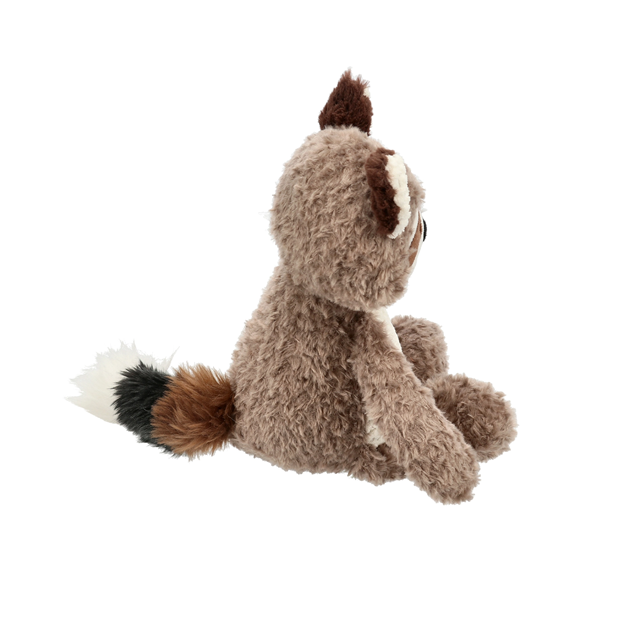 Dogman CozyRaccoon Grå - Myk hundeleke med pip