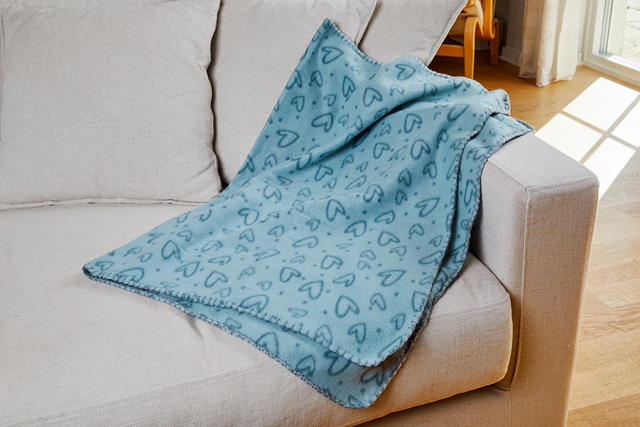 Dogman Filt Hjerte Tyrkis