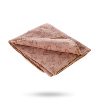 Dogman Teppe Hjerte Rosa